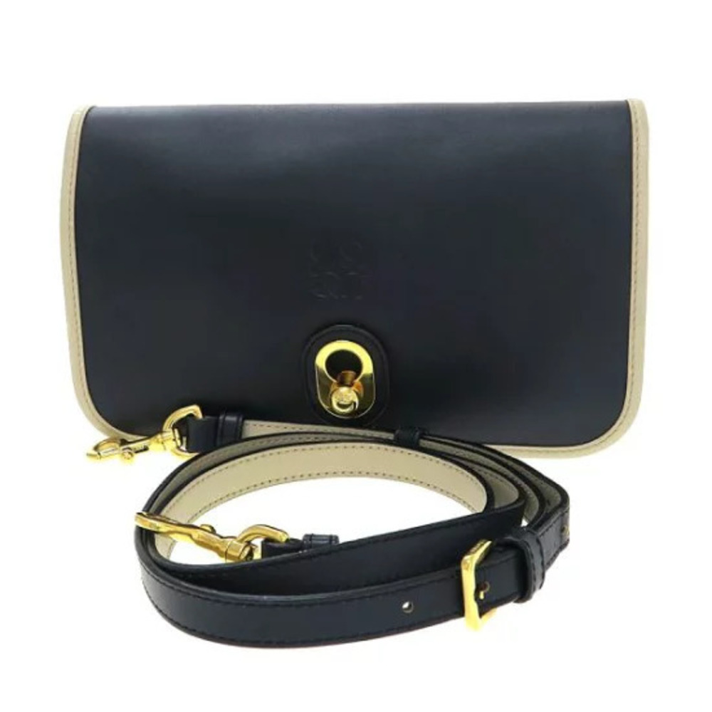 LOEWE Ines crossbody bag black beige